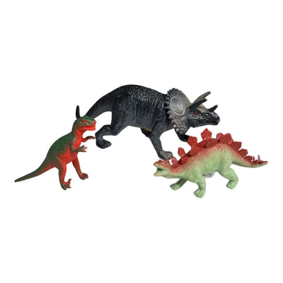 12 Dinosaur Figurines Realistic Prehistoric Cake Topper Plastic Various Sizes‎ - Picture 6 of 10